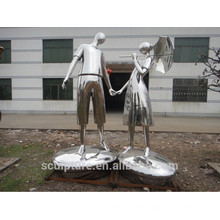 Polished Technique and Modern Theme metal sculpture